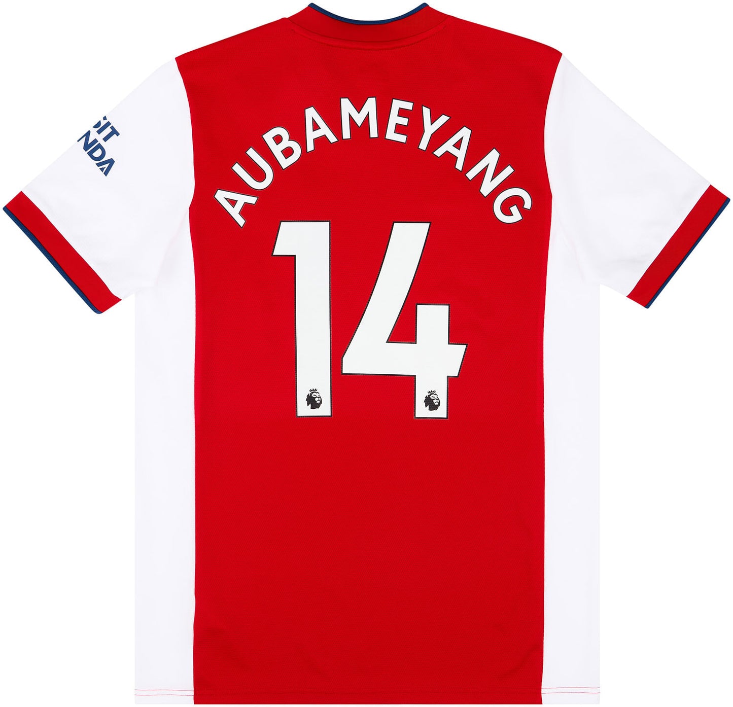 21-22 Arsenal Home Shirt Aubameyang #14 - mysteryjerseys.ca