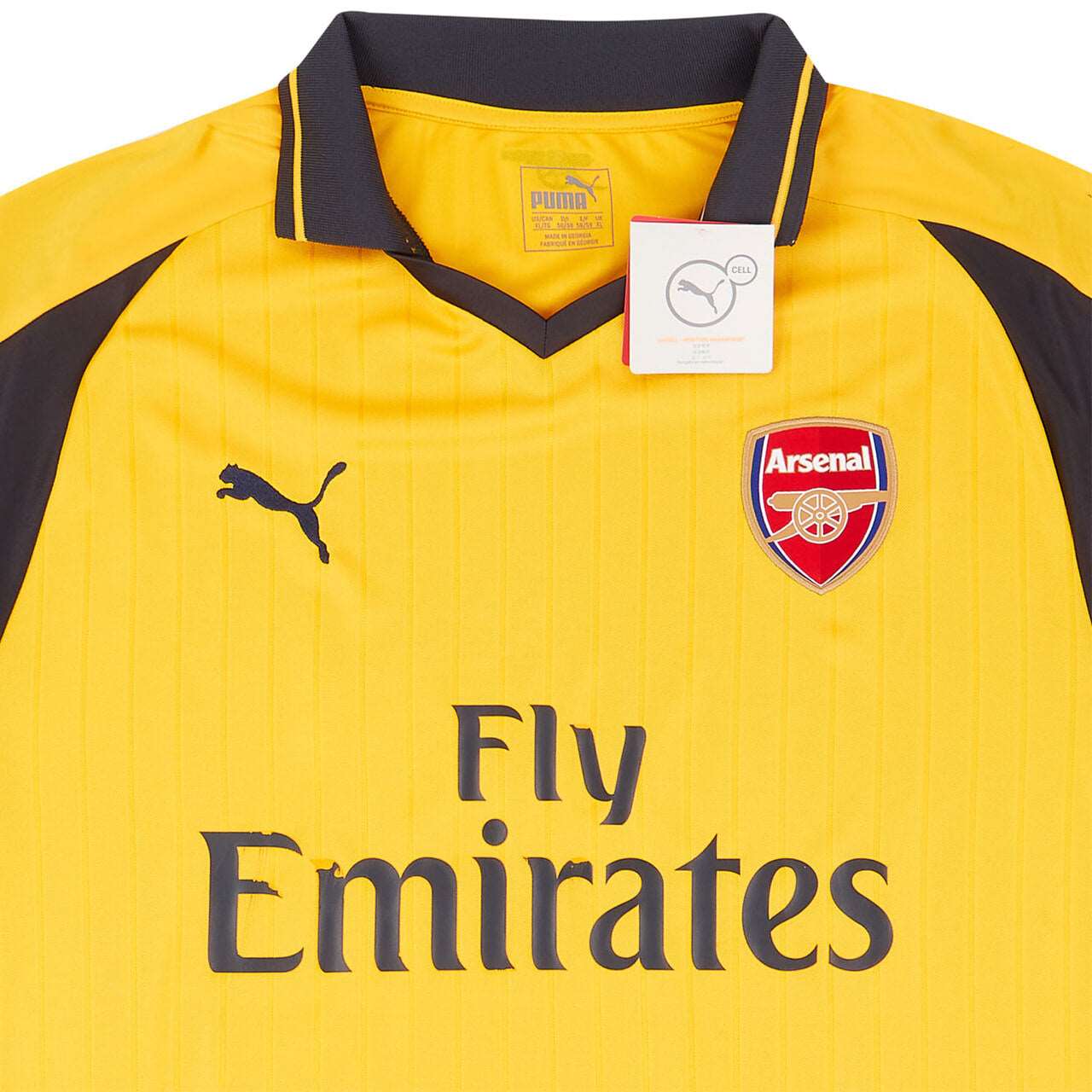 16-17 Arsenal Away L/S Shirt - mysteryjerseys.ca