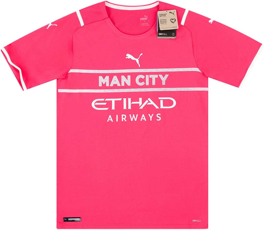 21-22 Manchester City Player Issue GK S/S Shirt - mysteryjerseys.ca