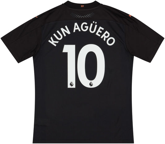 20-21 Manchester City Player Issue Away Shirt KUN AGÜERO #10 - mysteryjerseys.ca