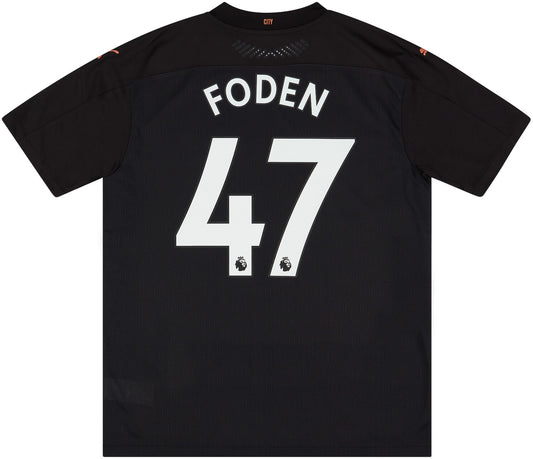 20-21 Manchester City Player Issue Away Shirt FODEN #47 - mysteryjerseys.ca