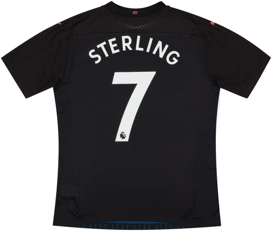 20-21 Manchester City Player Issue Away Shirt STERLING #7 - mysteryjerseys.ca