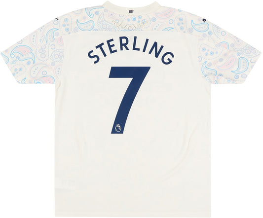 20-21 Manchester City Player Issue Third Shirt STERLING #7 - mysteryjerseys.ca