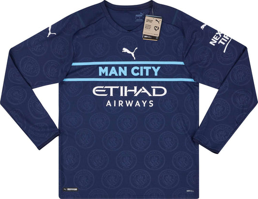 21-22 Manchester City Third L/S Shirt - mysteryjerseys.ca
