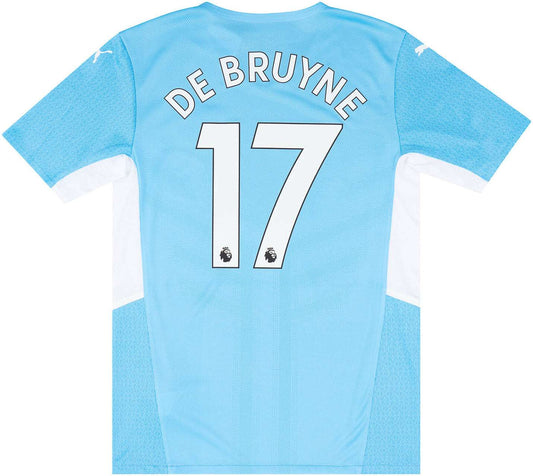 21-22 Manchester City Player Issue Home Shirt DE BRUYNE #17 - mysteryjerseys.ca